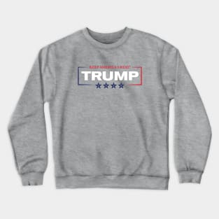 Trump 2020 Keep America Great! Red White Blue Crewneck Sweatshirt